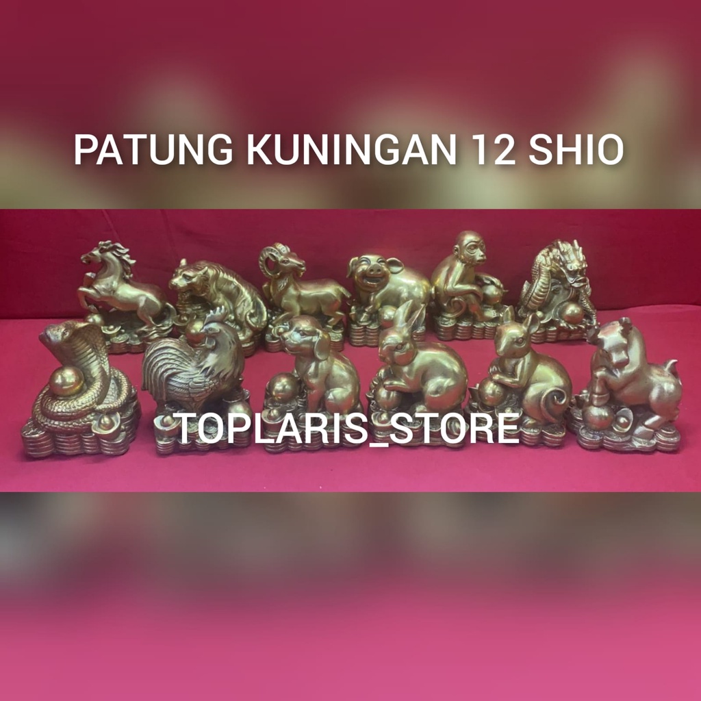 Patung Shio Kuningan 4in A