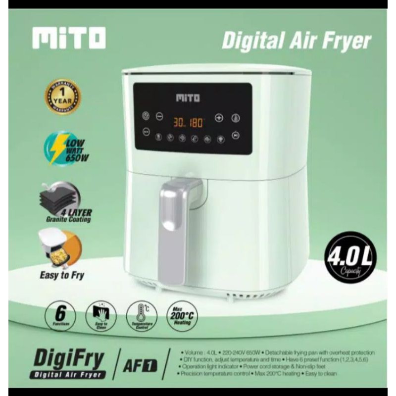 Air fryer digital mito -DigiFry AF1.