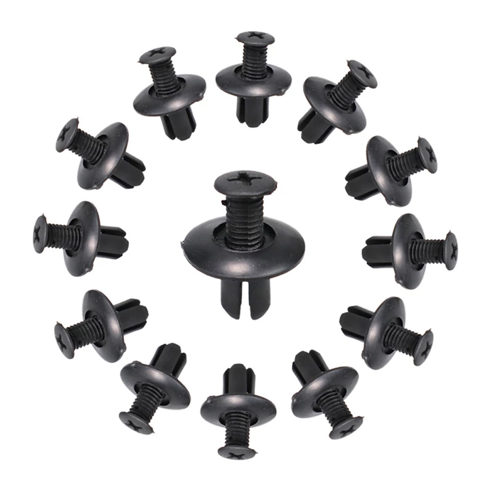 QUINTON Car Accessories Car Rivet Fasteners Door Car Retainer Kit Auto Fastener Clip Panel Fender 100pcs Plastic Rivets Car Bumper Vehicle Retainer Rivet Car Fastener Kit