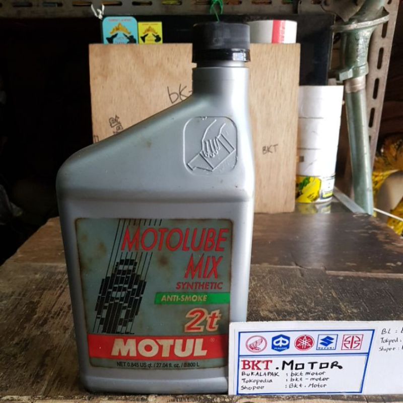 Oli 2 tak jadul / Lawas Motul Motolube Mix Synthetic