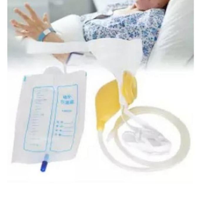 Silikon Pengumpul Air Seni untuk Pria Plus Urine Kateter