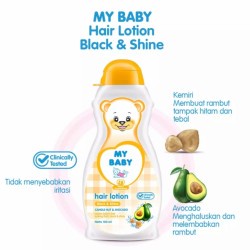 My Baby Hair Lotion Black &amp; Shine 100ml