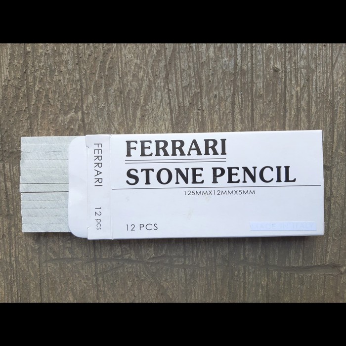 

STONE PENCIL FERRARI / PENSIL BESI KAPUR 125x12x5mm 12pcs lusin
