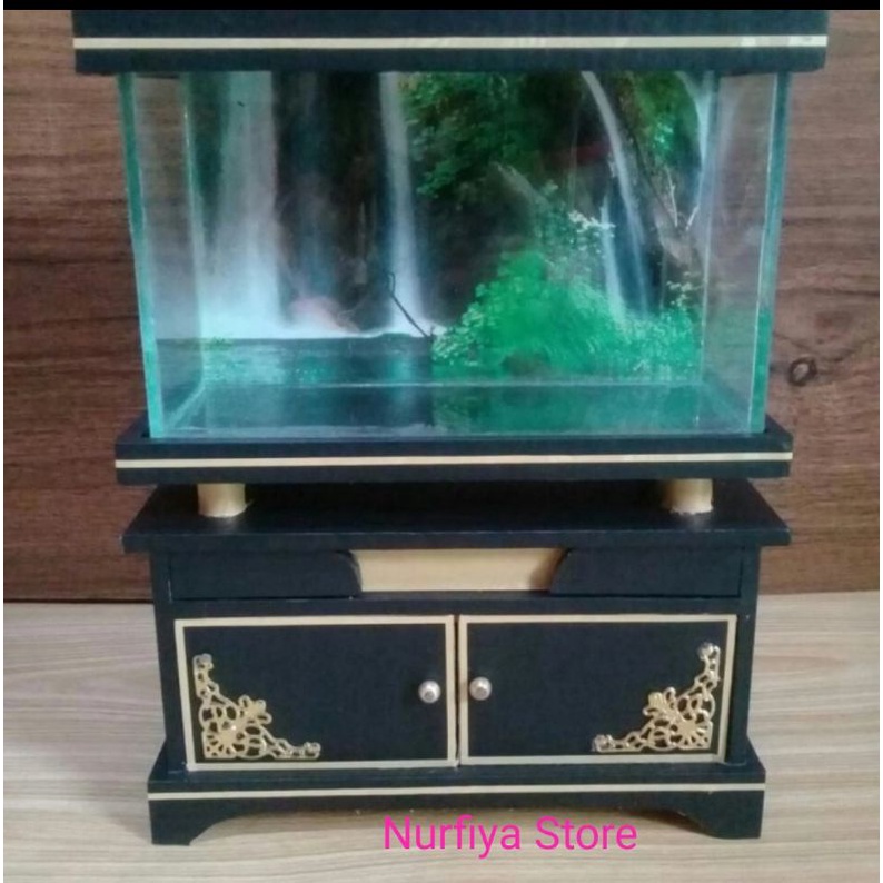 Aquarium Cupang Soko + Lampu LED USB