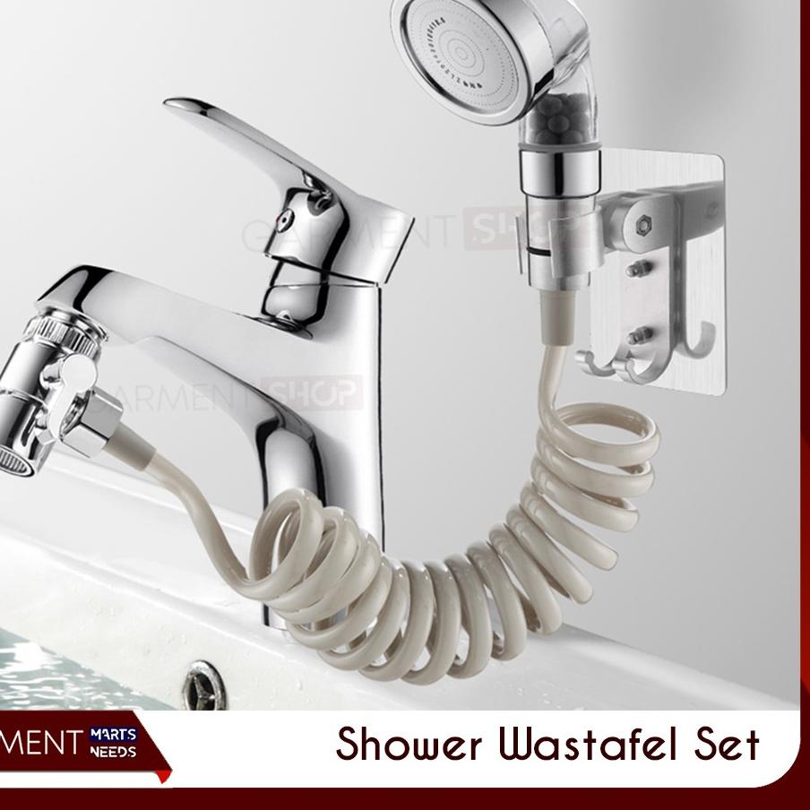 Model Baru.. Shower Wastafel Keramas Cuci Rambut Kran Selang Kamar Mandi Milenial