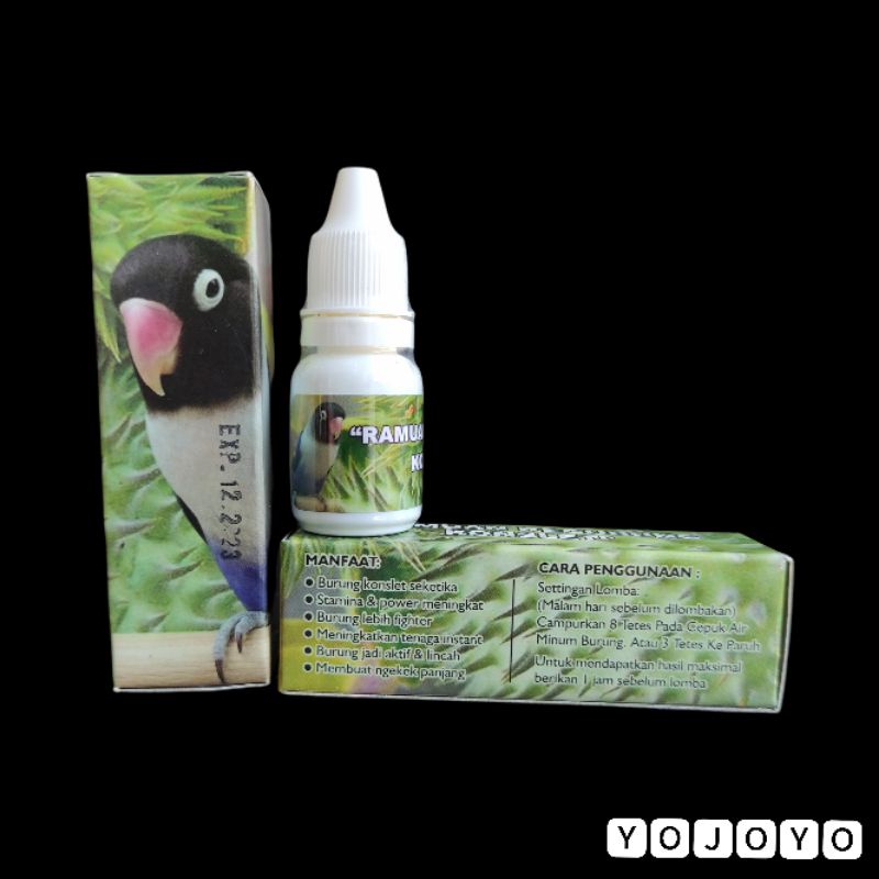 RAMUAN KECUBUNG KONSLET SEMPATI VITAMIN BURUNG RACIKAN NGEKEK PANJANG AKTIF SPONTAN UNTUK LOVEBIRD