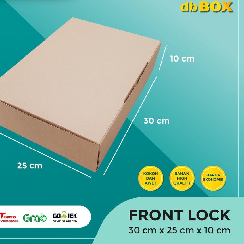 

GRATIS ONGKIR✅(10 pcs) Kardus Uk. 30x25x10 ....Die Cut kotak Kue, snack -aksesoris-dll model box pizza|SQ6