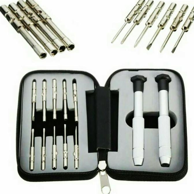 ORDER-KIRIM Obeng set kecil obeng kacamata/handphone/dll