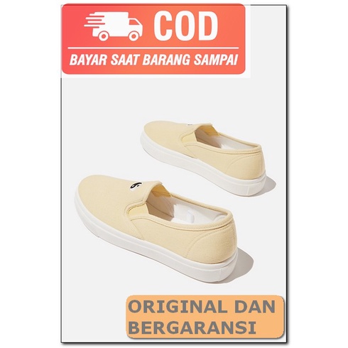 Sepatu Slip On Wanita Snekers Sneaker Srs Santai Wanita Cewek Ola IR480 Rubi - Sneakers - Harper Sli