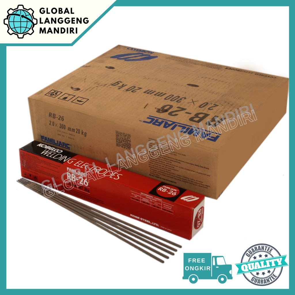 Kawat Las KOBELCO RB26 2.0MM (2KG)/ RB 26 2.0