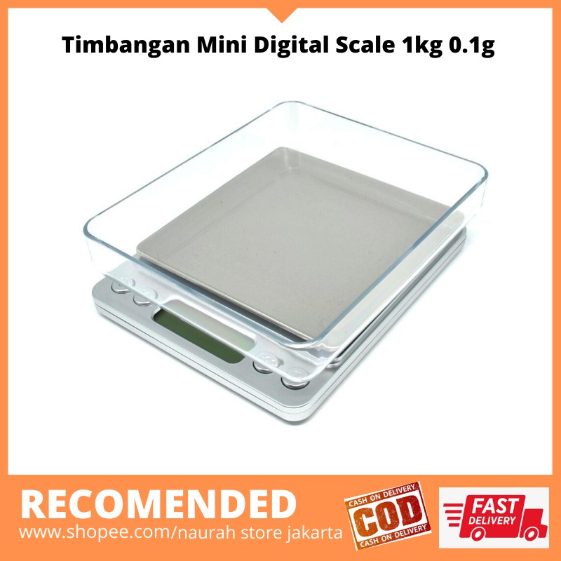 Timbangan Mini /Timbangan Digital / Timbangan Emas / Timbangan Digital 1kg 0.1g / BISA COD