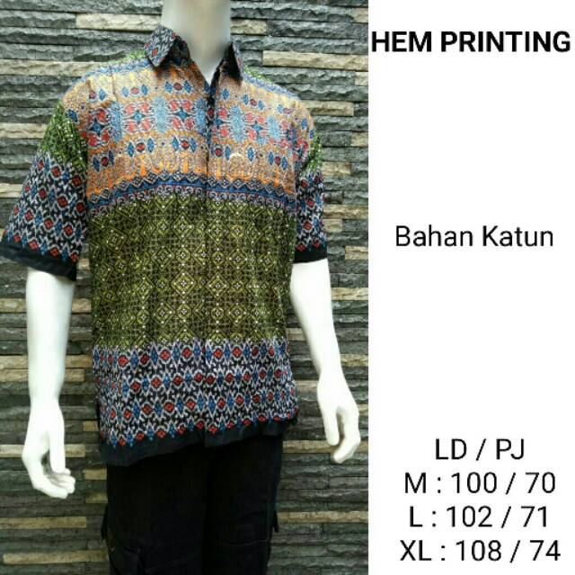 Kemeja Pria Batik Printing by Boetik.Bateeqkoe Online