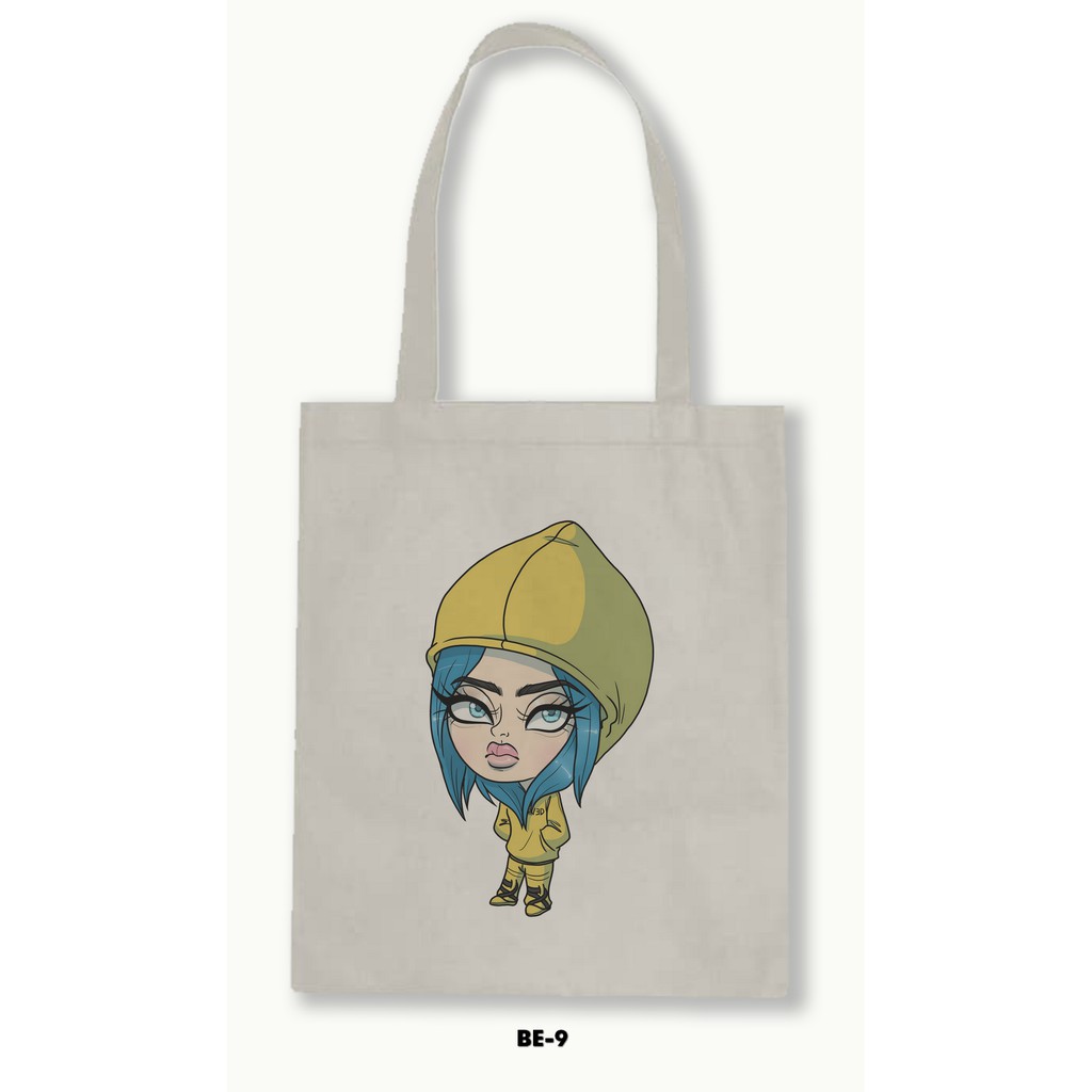 TOTE BAG BLACU - BILLIE EILISH .01