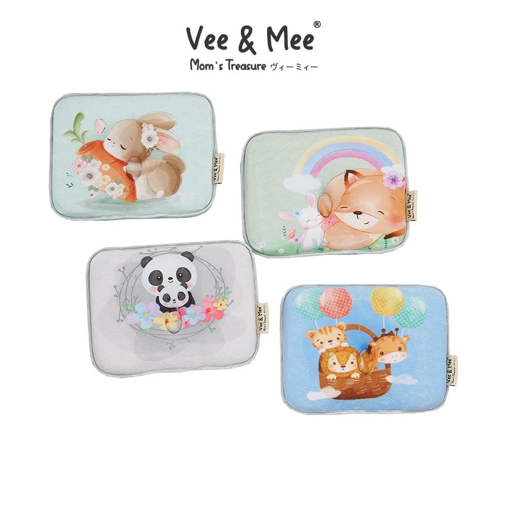 Vee &amp; Mee Bantal Peang Foaming Kotak Karakter Animal / Panda / Rabbit / Racoon - VMB 6010 - 40