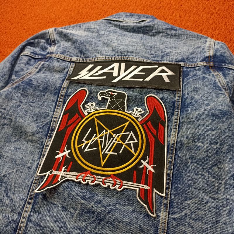 BACKPATCH BORDIR MUSIK SLAYER SATU SET TERLARIS