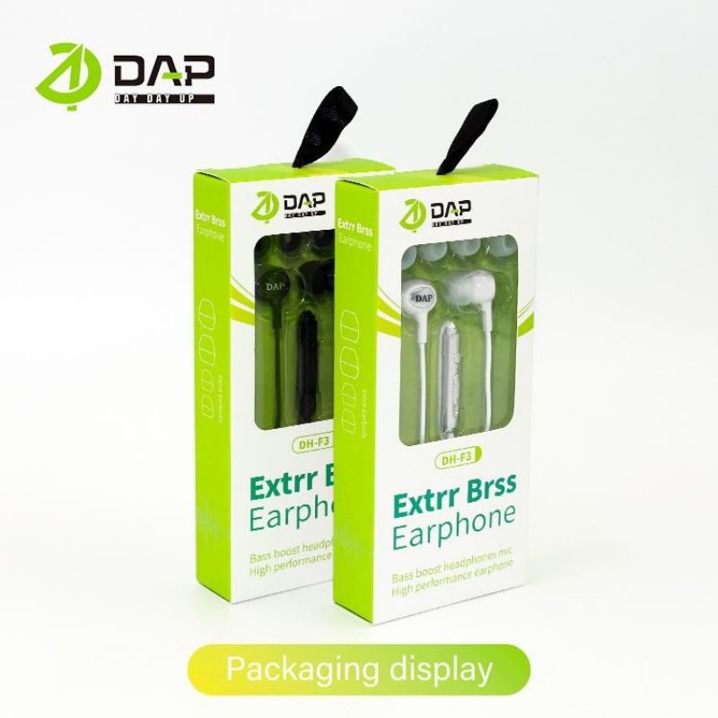 Headset DAP DH-F3 Handsfree Extra Jack 3.5mm AUX Stereo