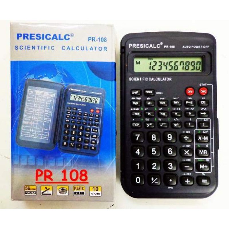 KALKULATOR PRESICALC SCIENTIFIC CALCULATOR 10 DIGITS PR-108