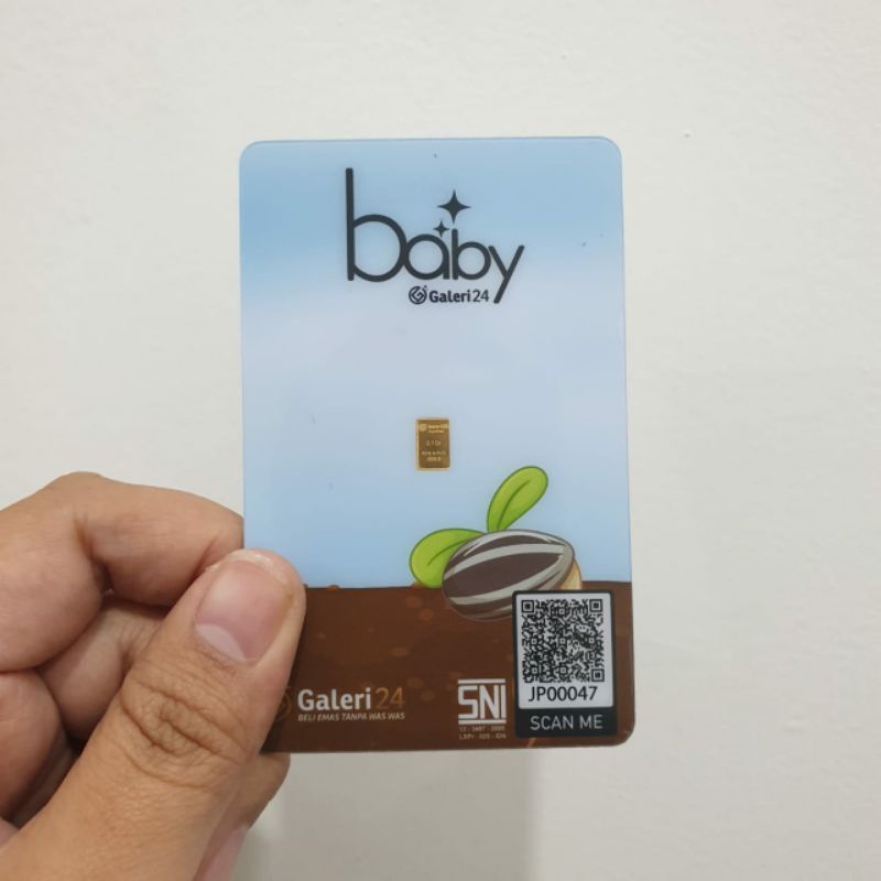 Logam mulia galeri 24 berat 0,1gram