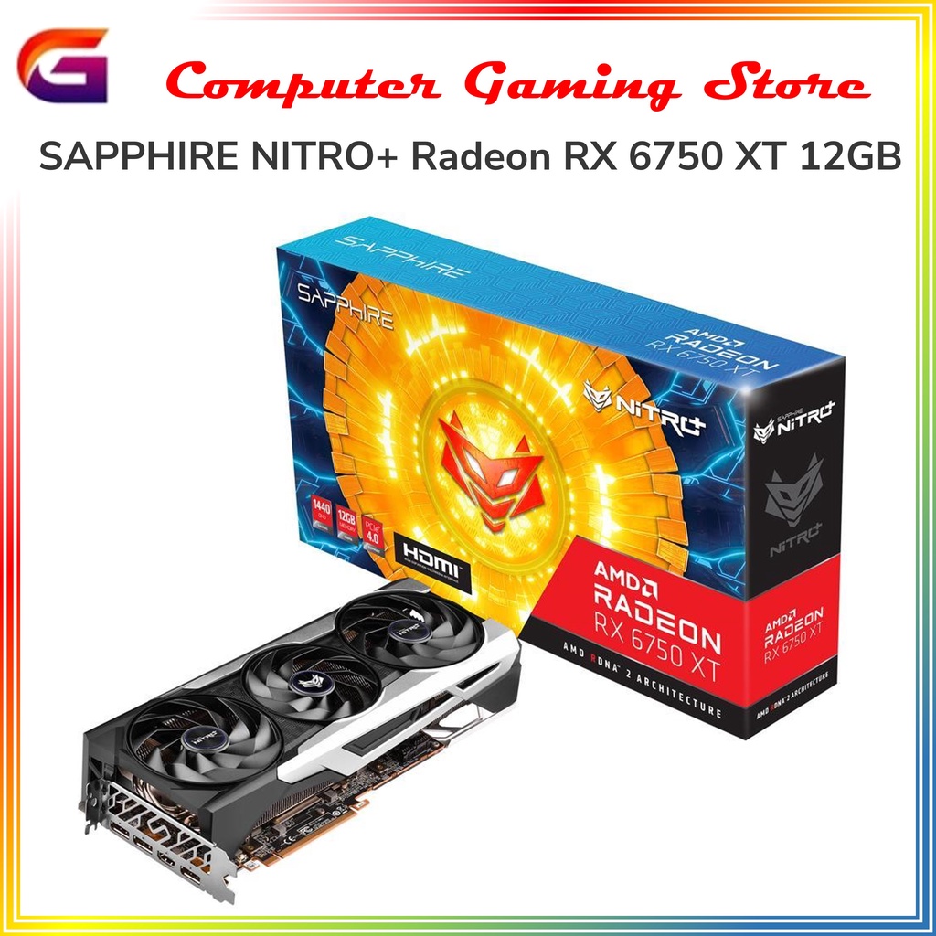 SAPPHIRE NITRO+ Radeon RX 6750 XT 12GB GDDR6