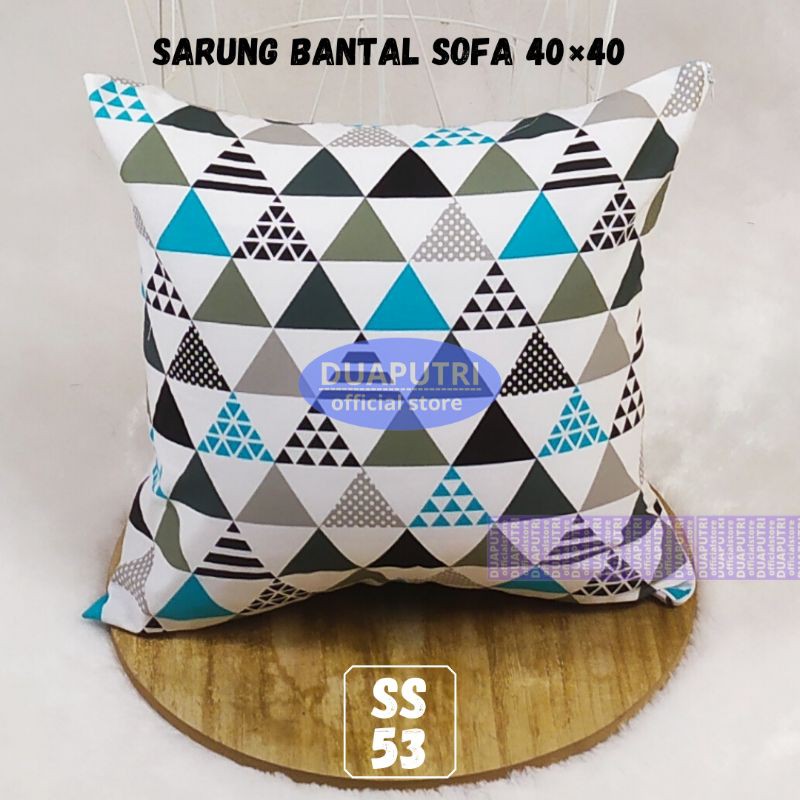 Sarung Bantal 40×40 Triangle SS#53