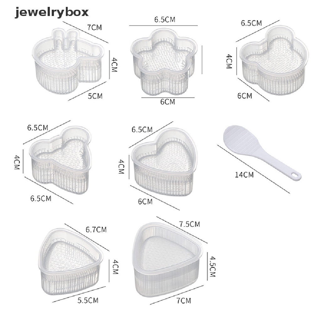 (jewelrybox) Cetakan Sushi / Onigiri Model Tekan Untuk Dapur