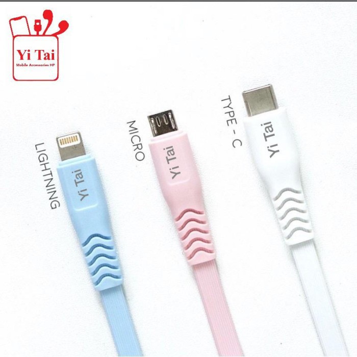 KABEL DATA KABEL CHARGER YI TAI TYPE C USB 1M YTC-100 - SC