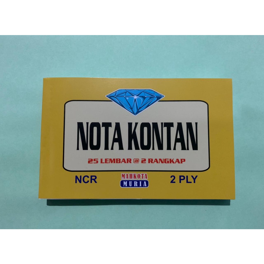 

Nota Kontan 2 Ply, Nota NCR, Nota Kecil, Desain Landscape