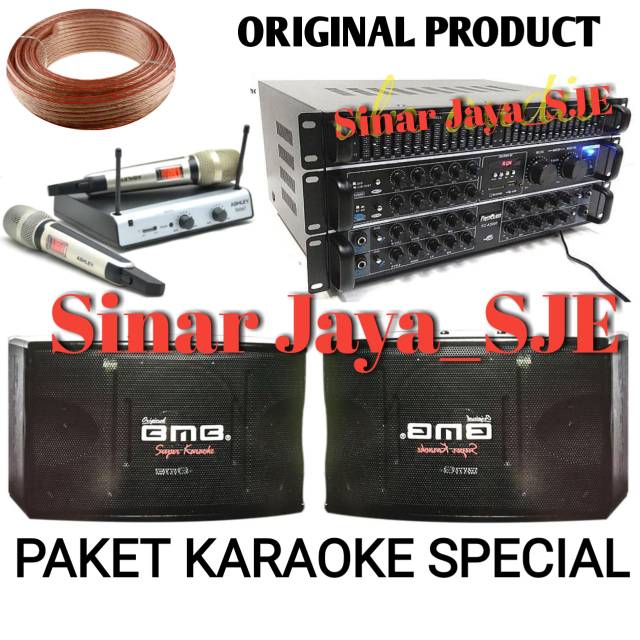 Paket Karaoke Bmb 10 Inch Amplifier Fc A3000 Original Product Shopee Indonesia