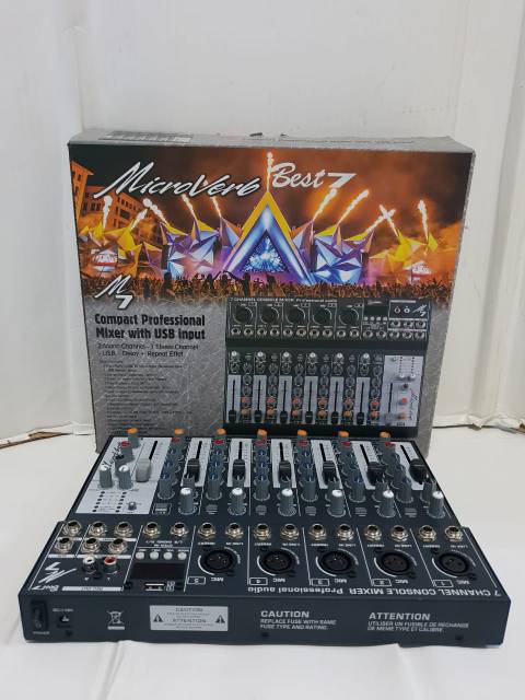 Mixer audio microverb best7 kualitas bagus lengkap effex