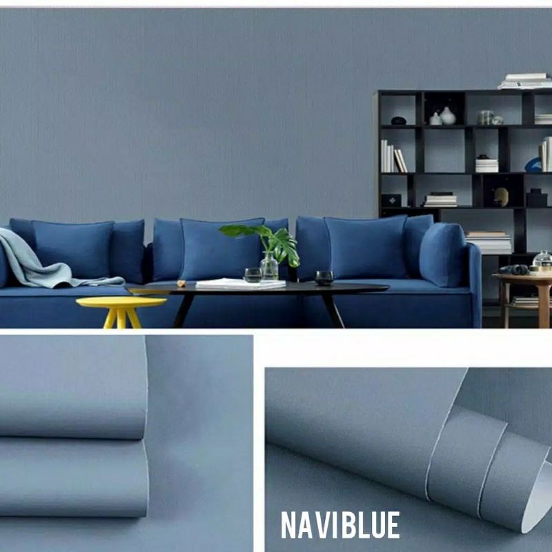 WALLPAPER STIKER DINDING POLOS ABU TUA