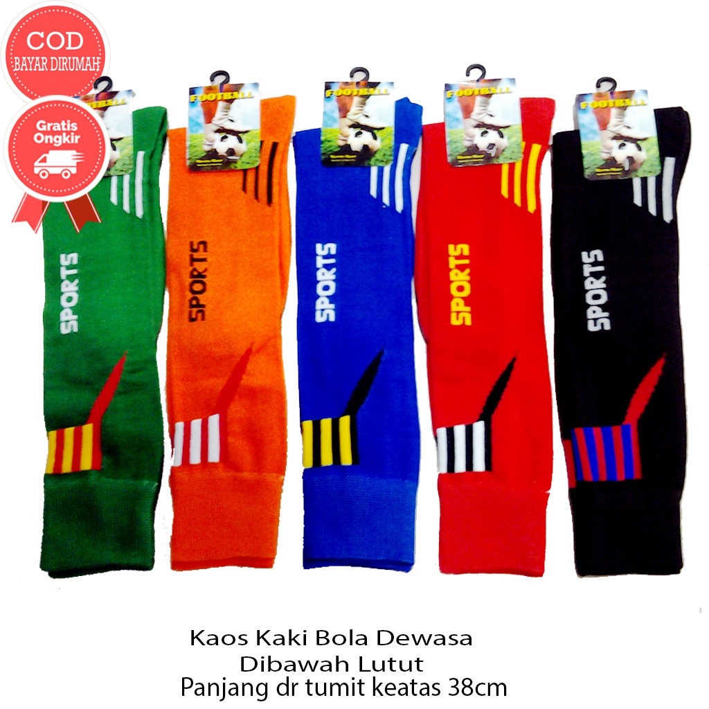 Kaos Kaki Bola Sarung Kaki Kaos kaki Futsal Sarung kaki olah raga ukuran Balita Tanggung dan Dewasa