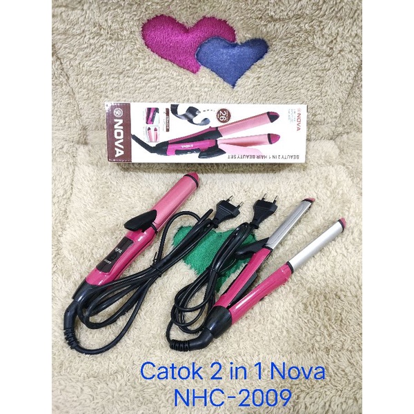 Catokan Nova 2009/Catokan Rambut 2 in 1 Nova/ Lurus dan Keriting⭐ panda99 ⭐