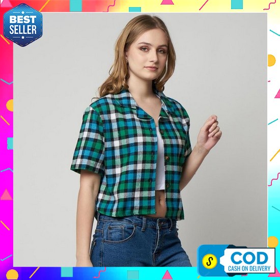 Milea Jumbo Bluse Baju Pakaian Atasan Kemeja Blouse Tunik Oversize Ld  Monellina 601272 Kemeja Flane