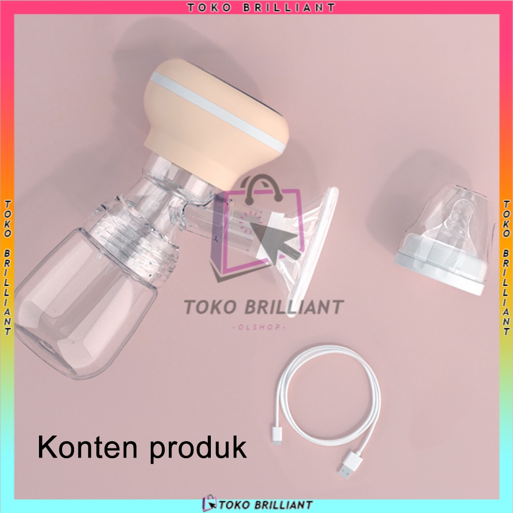 Rechargeable Breast Pump Portable Tanpa Kabel Botol Susu Bayi USB Baby Breast Pump Electric [Bisa Bayar Ditempat]