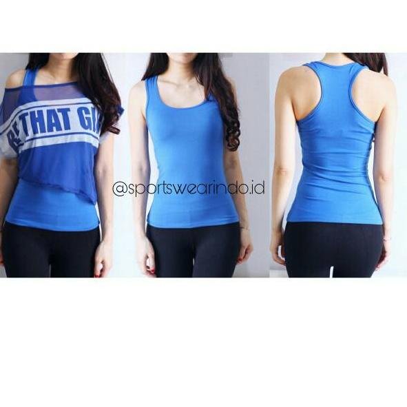 ♠ BE THAT GIRL CROP TOP / Baju Senam Wanita/ Baju Zumba Original ۝