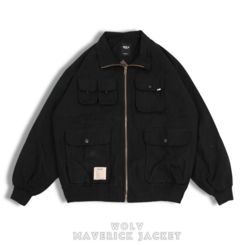 Suffinsant-Jacket Vintage Maverick Hitam