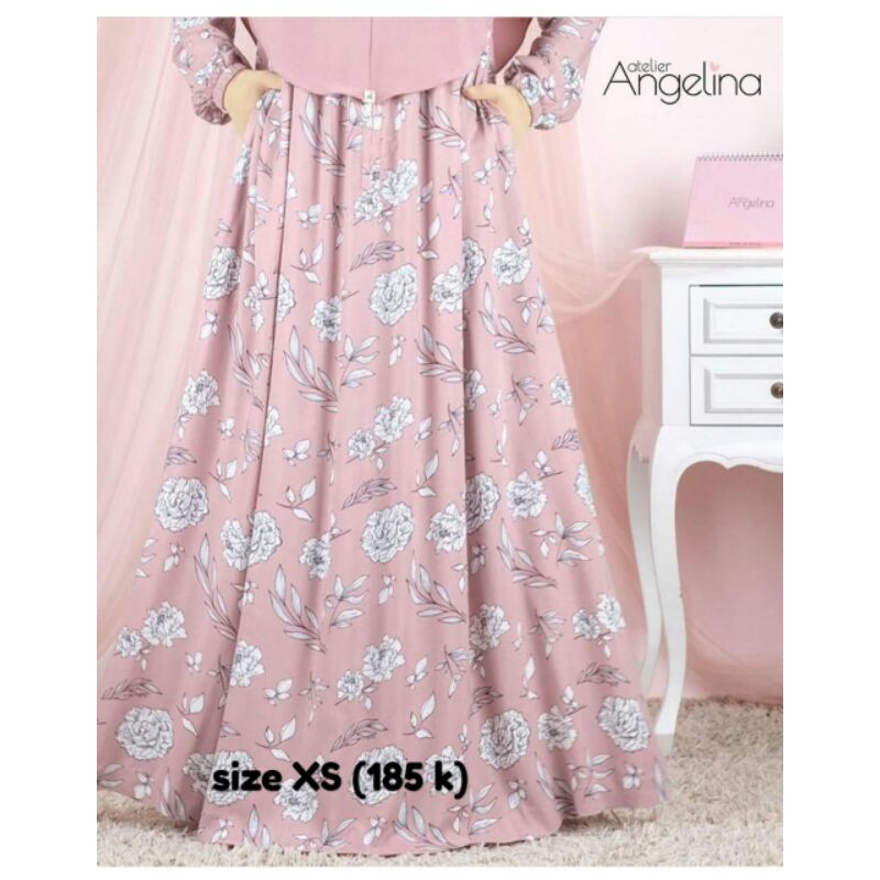 Diana Dress White Roses | Atelier Angelina