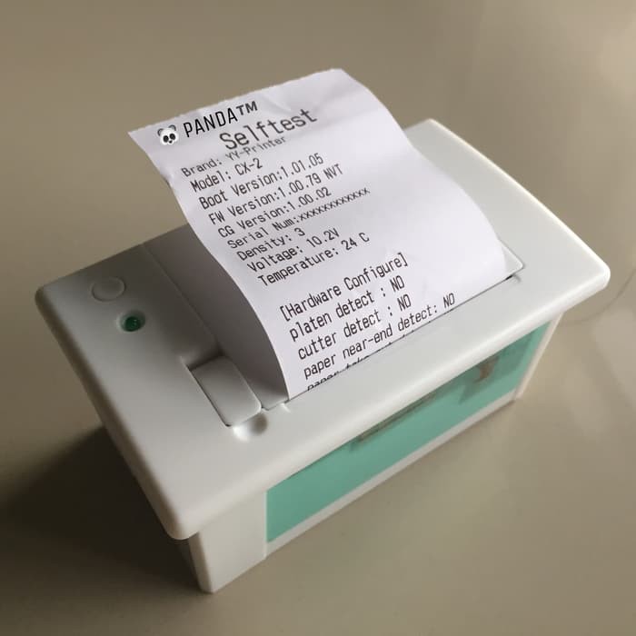 

Mini Panel Mount Micro Thermal Receipt Printer PANDA PRJ-2 (TTL-5to9V)