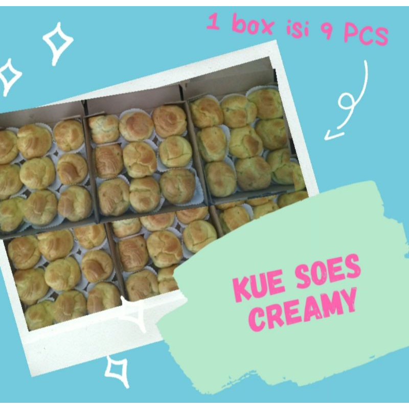 

Soes Creamy isi 9 PCS