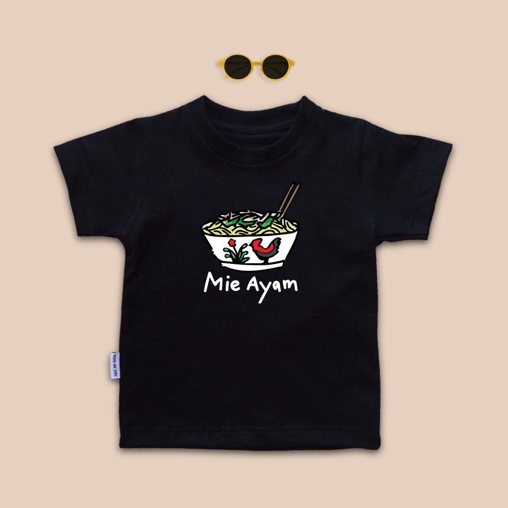 Kaos Anak Cowok Cewek Mie Ayam Heykenes