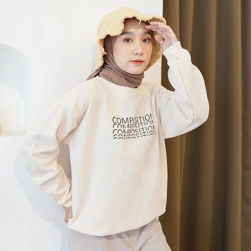 Composition Sweater - Sweater Hoodie Unisex Terbaru