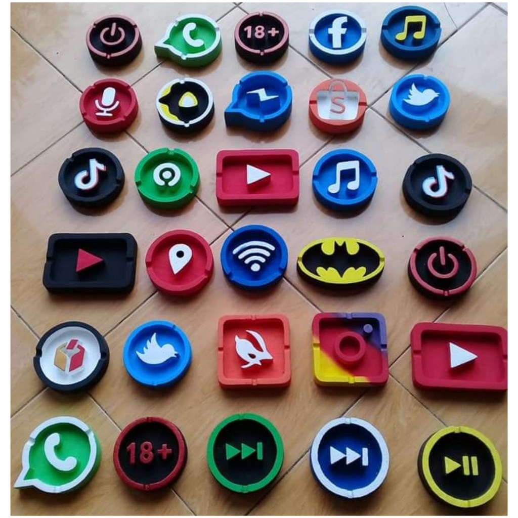 Asbak Unik Viral | Asbak Sosmed | Asbak Unik Murah