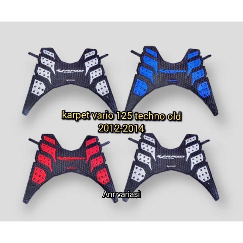 karpet pijakan kaki vario 125 old bohlam 2012-2014