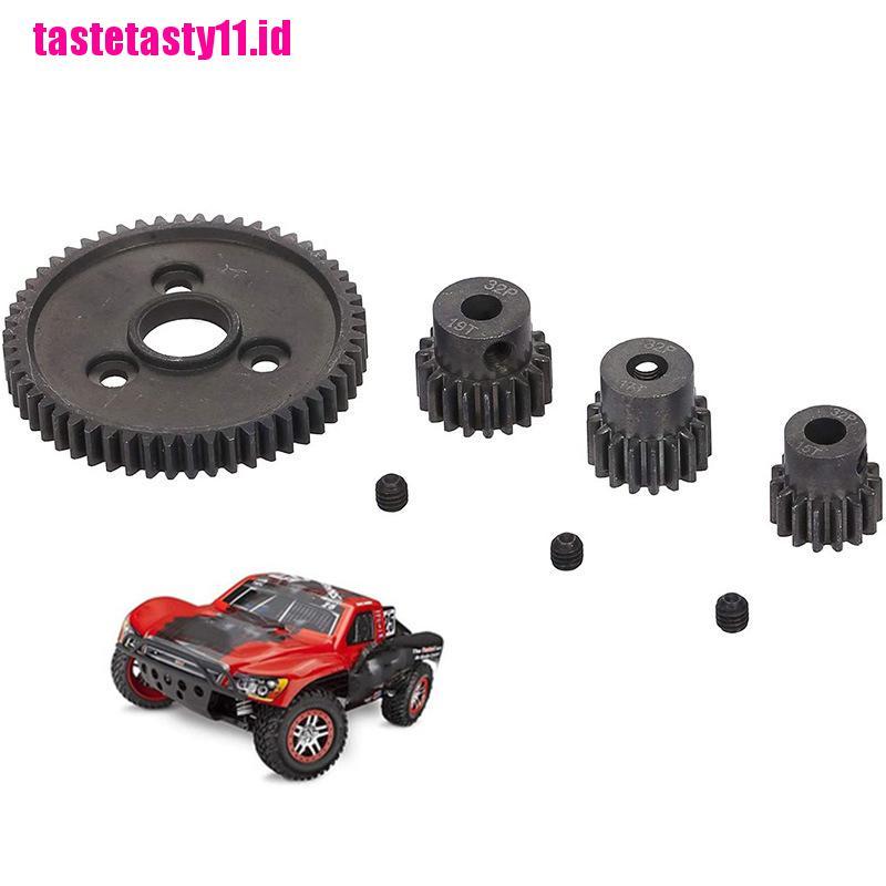 Motor Gear Spurs 54t 15t 17t 19t Bahan Metal Steel Untuk Traxxas Slash