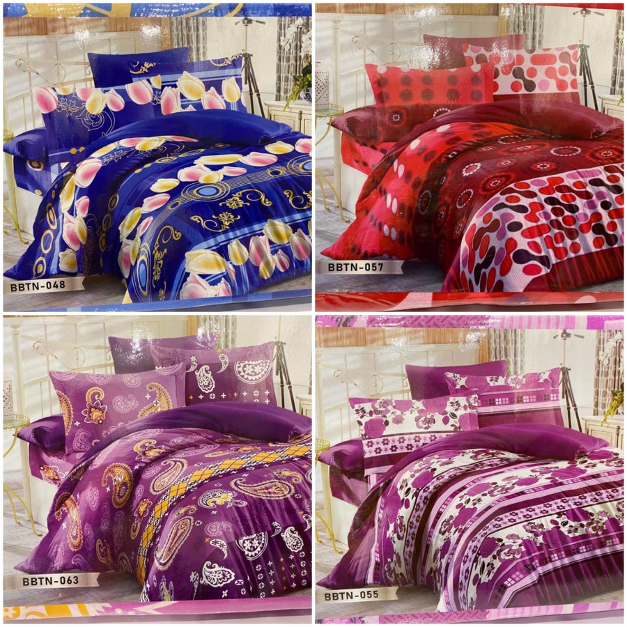 Bedcover Set Khansa  ukuran180 x 200