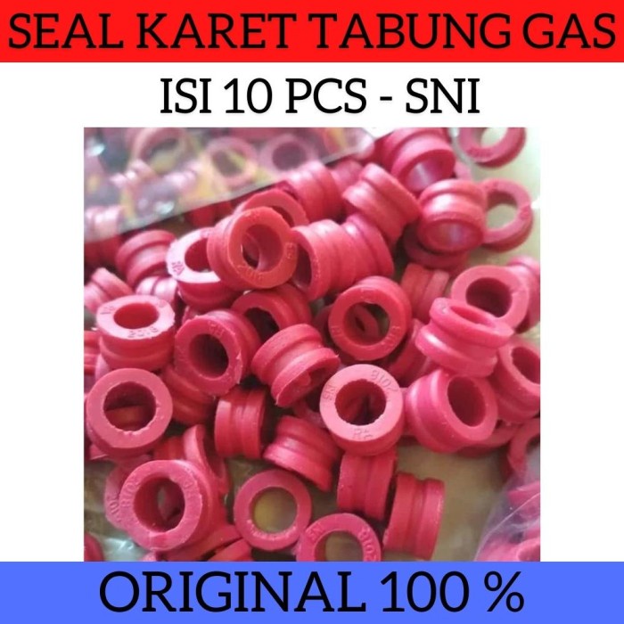 KARET SEAL TABUNG GAS 3KG 5KG 12KG LPG STANDARD SNI ISI 10 PCS