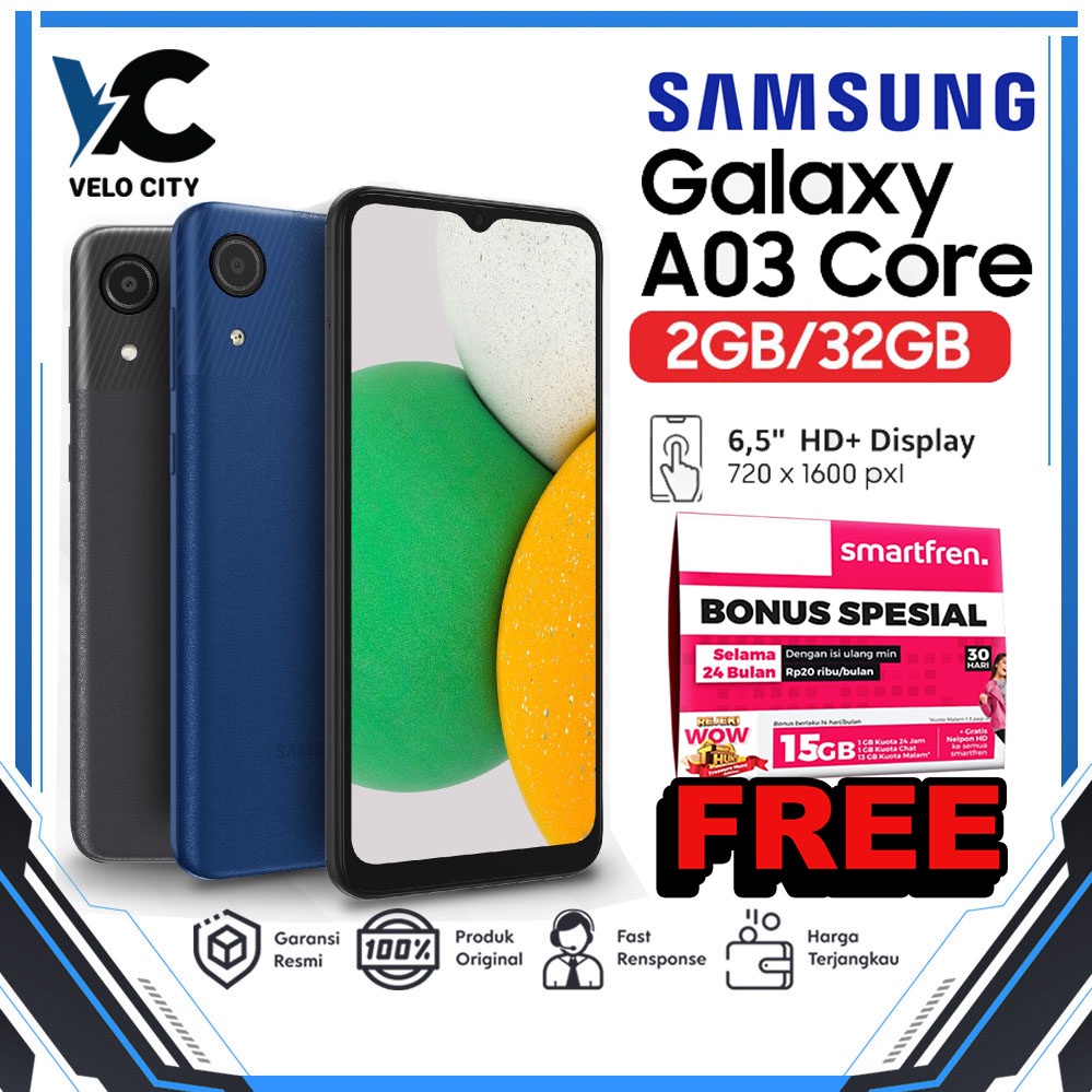 Samsung Galaxy A03 Core 2/32GB Garansi Resmi SEIN
