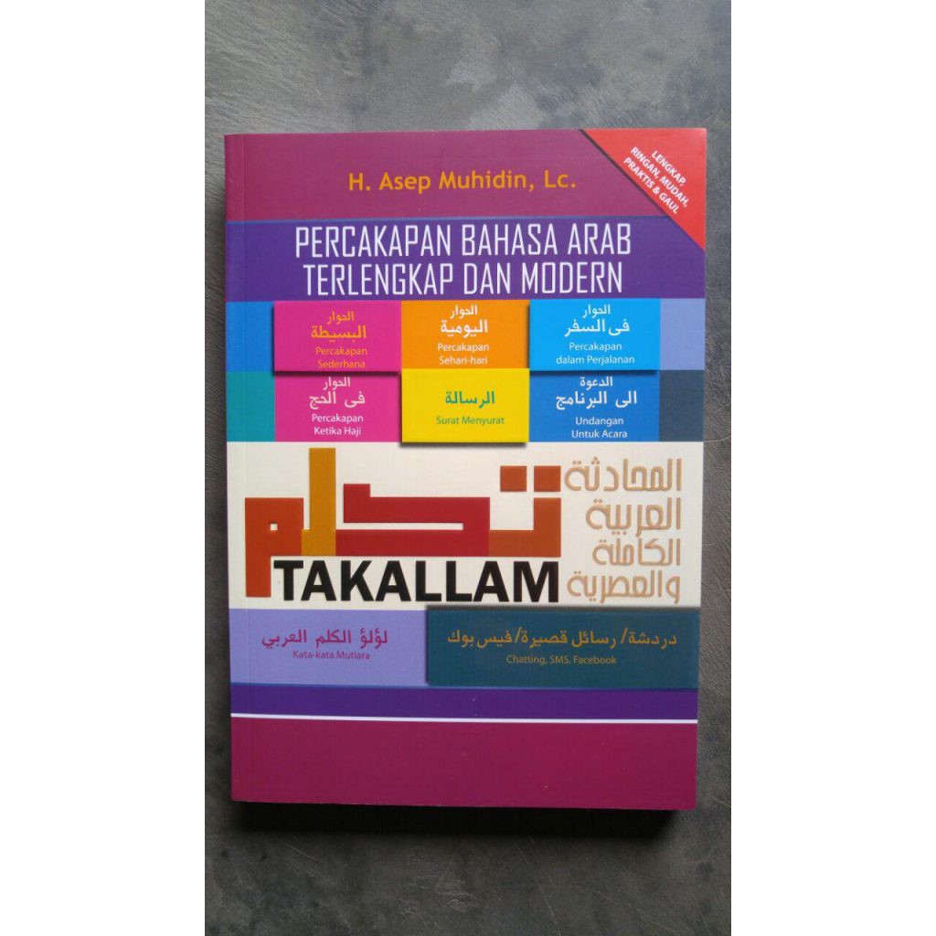  Buku  Takallam Percakapan Bahasa  Arab Terlengkap Dan Modern 