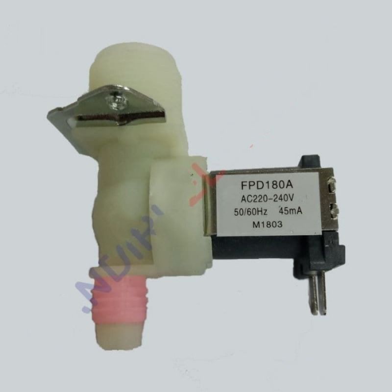 Selenoid Inlet Mesin Cuci Multi - Water Valve Single Lurus 180 Derajat