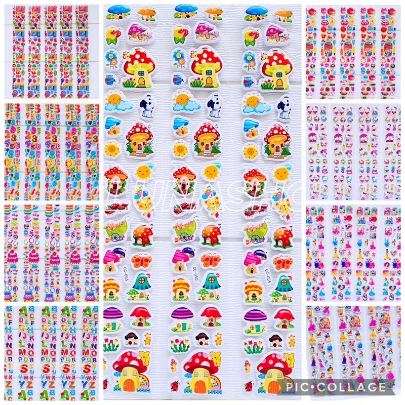 

delunashop/stiker anak 3D timbul karakter sticker timbul,sticker karakter sticker size 5x28cm